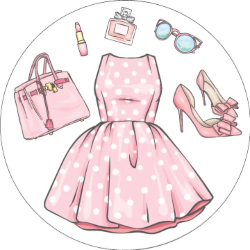 x60 Handbag Shoes Stickers Fashion Scrapbook Planner Stickers